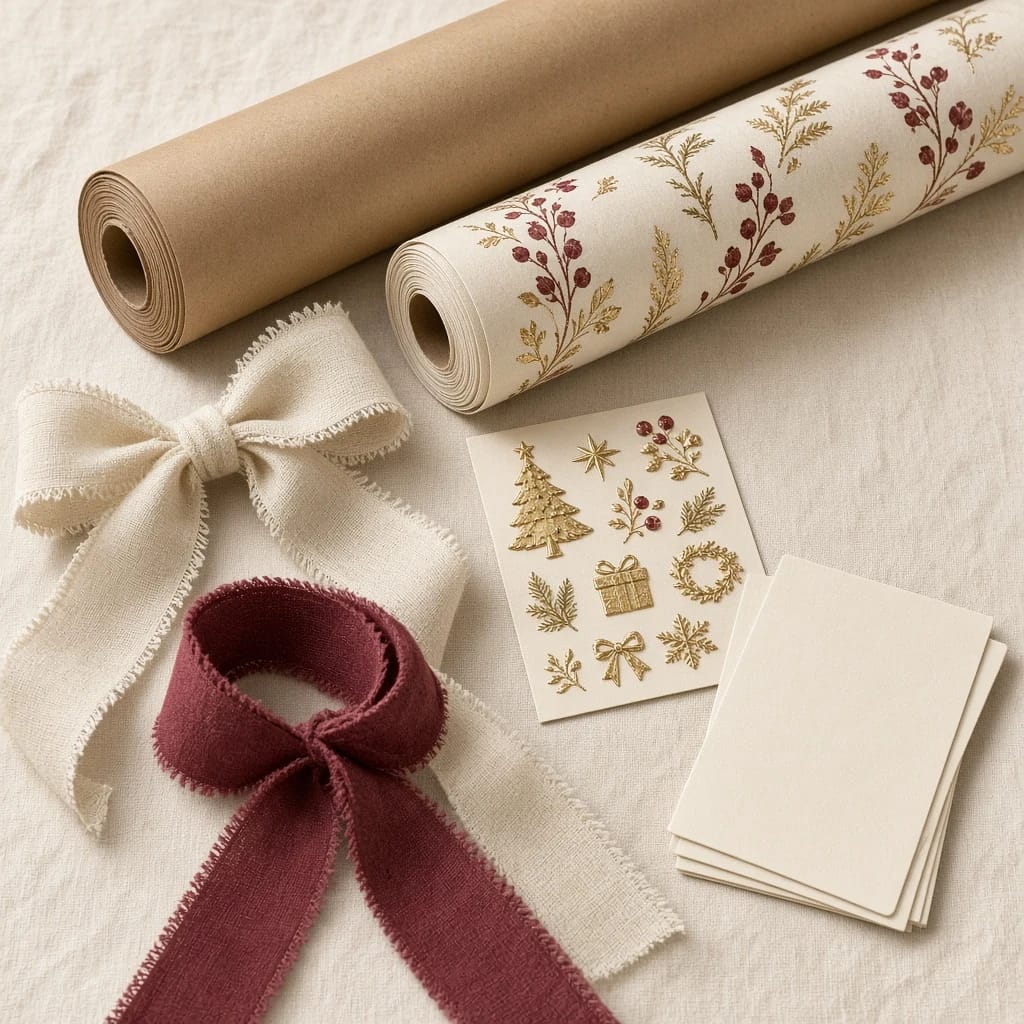Dovanų pakavimo rinkinys „Šventinė pakuotė“