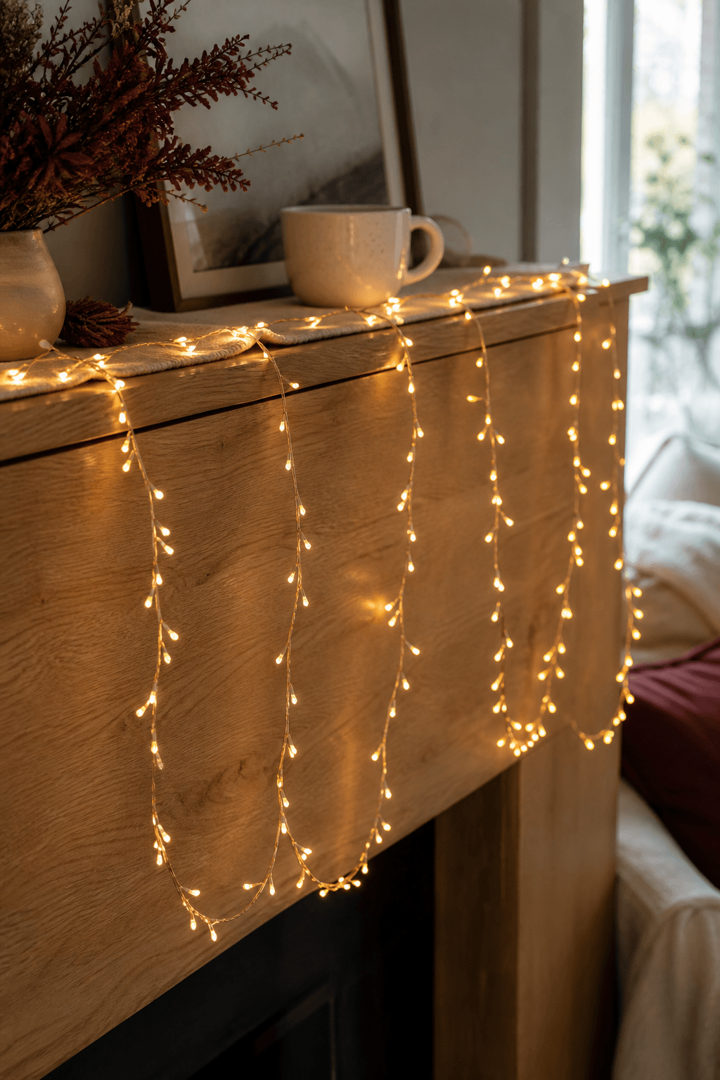 LED girlianda „Šilta šviesa“