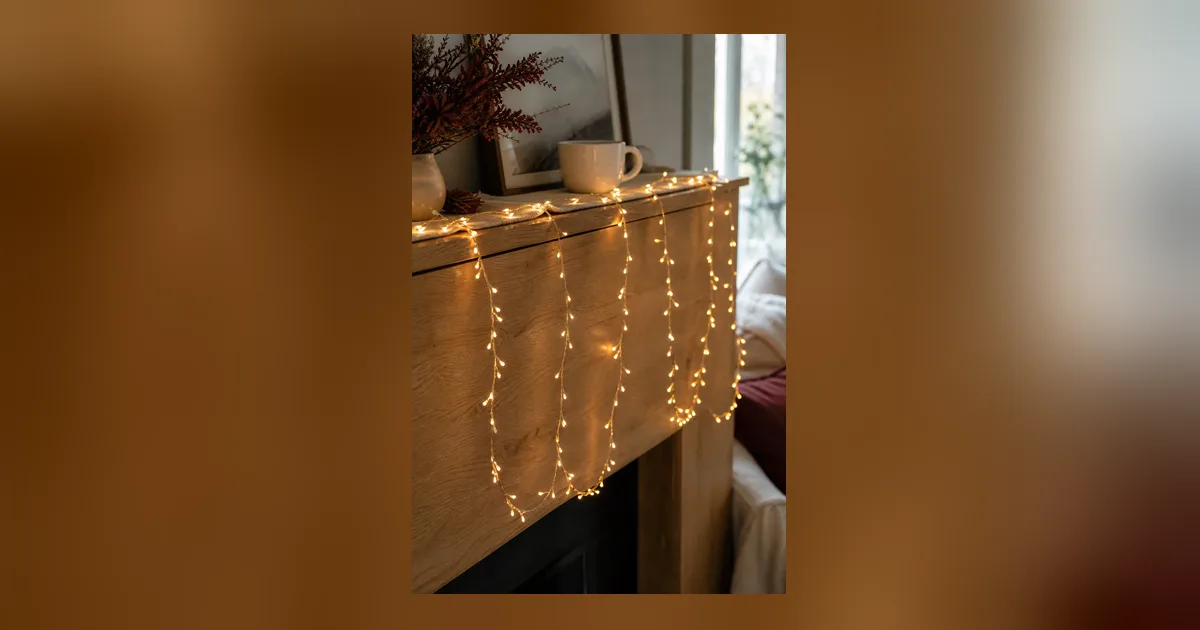 LED girlianda „Šilta šviesa“